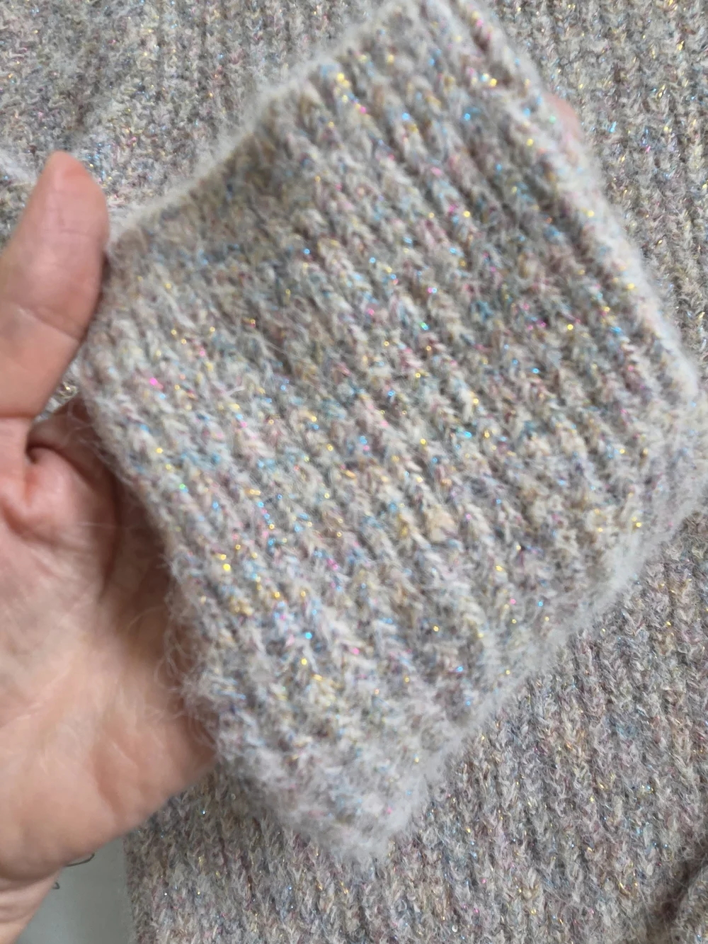 J. Crew Cozy Crewneck Sweater in Light Heathered Lilac